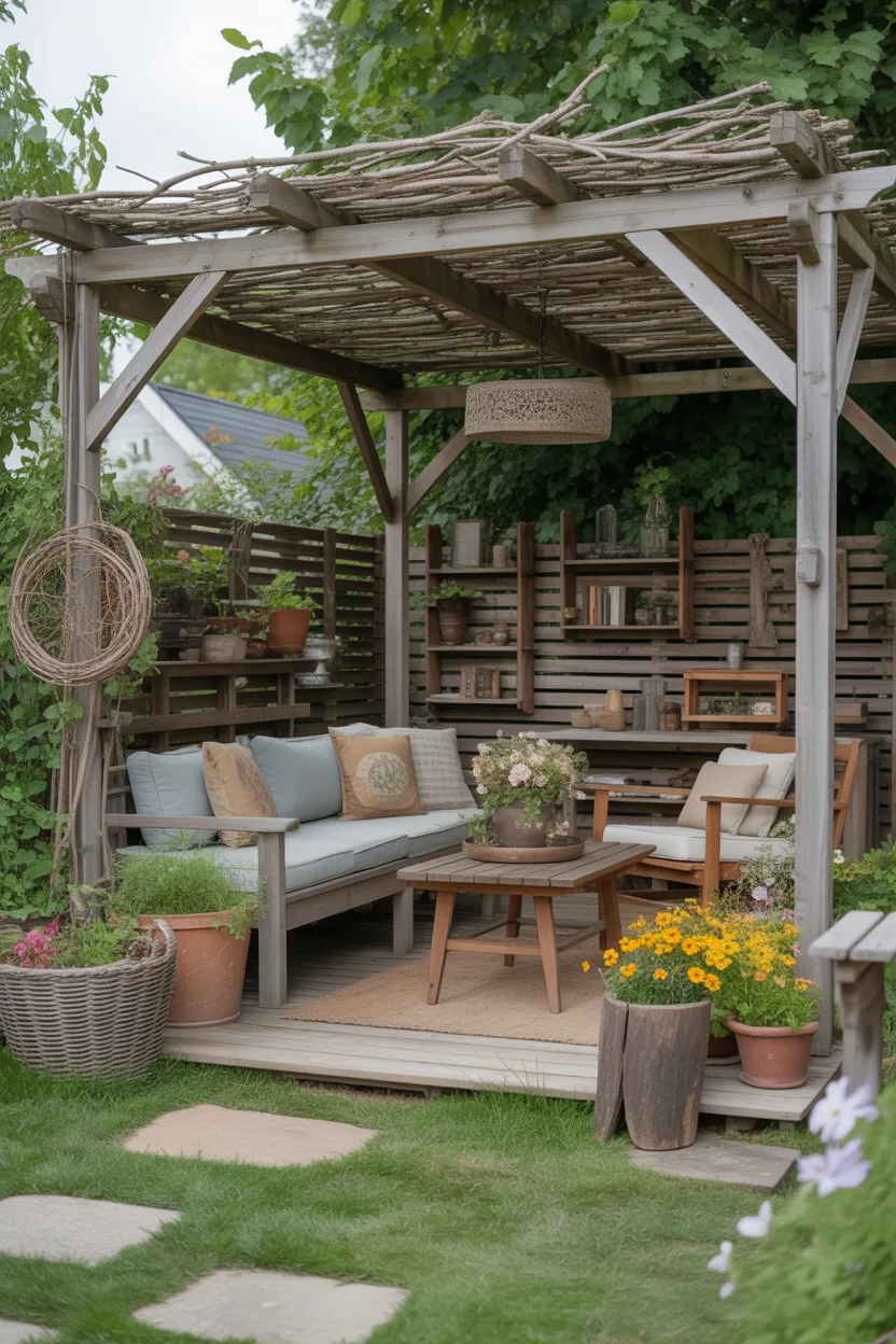 Rustic Branch or Twig Roof Accent