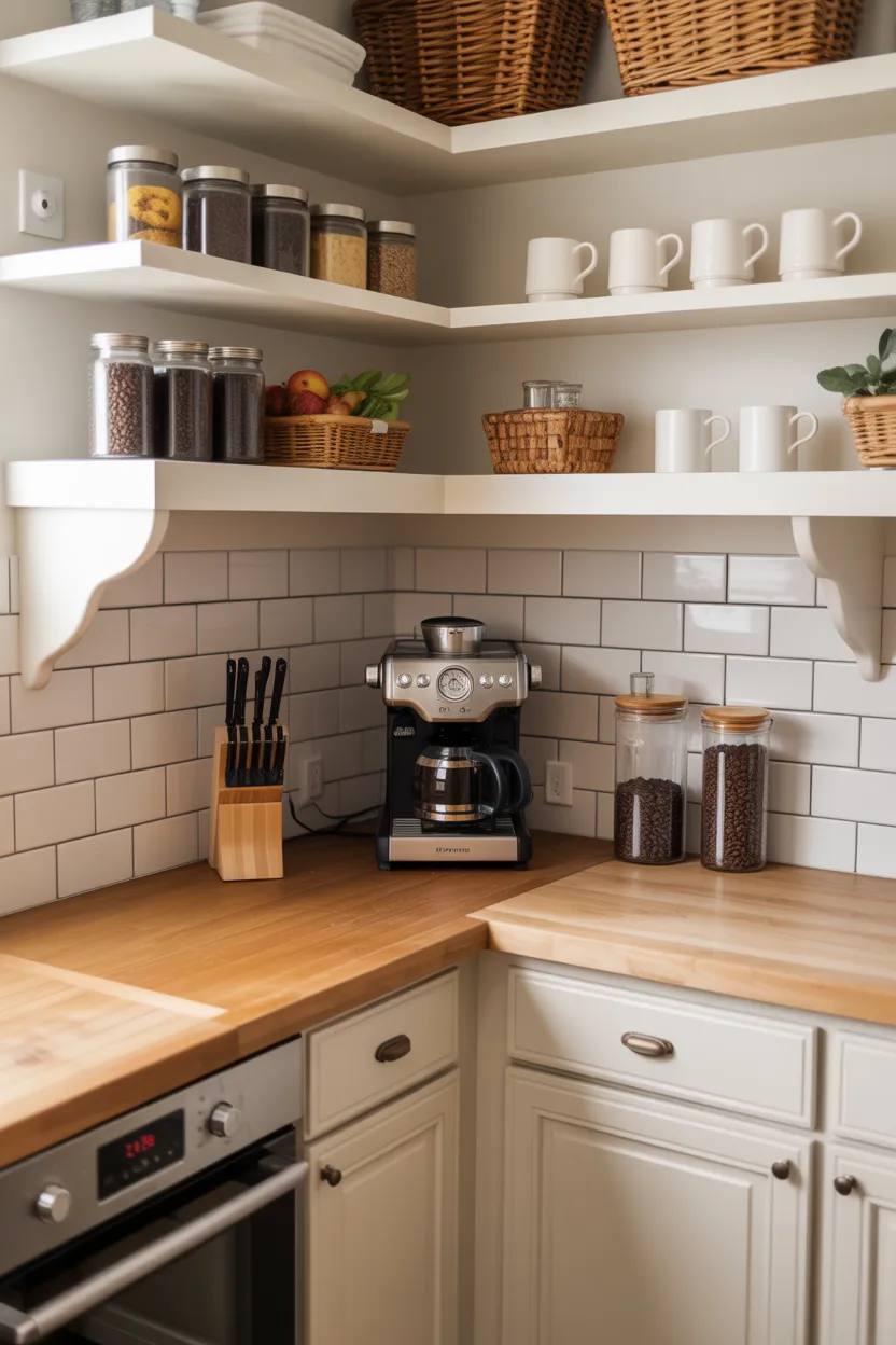 A Small Countertop for Prep and Overflow
