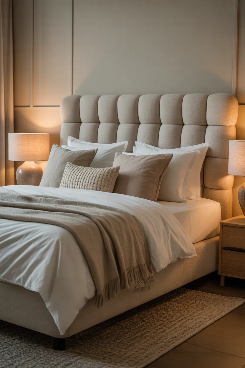 Bring in a Padded Headboard