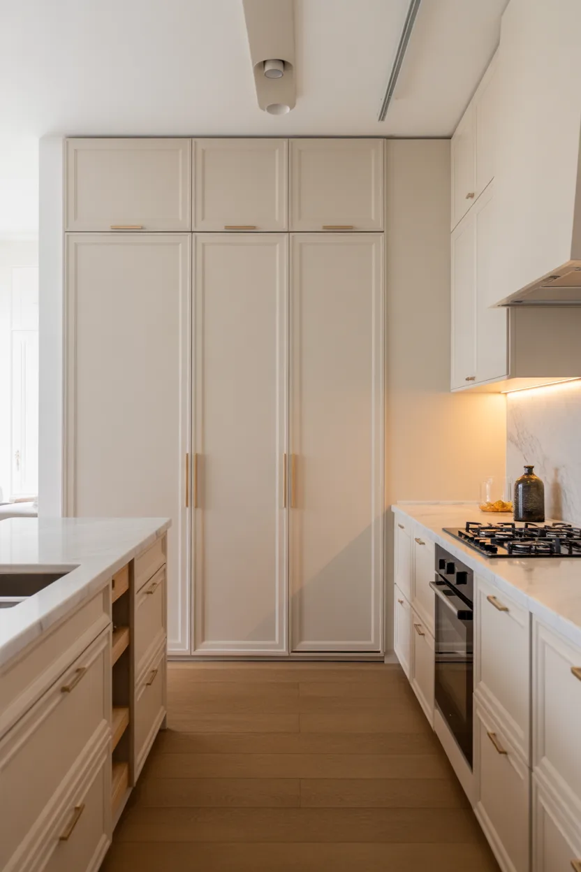 Cabinet Style Pantry Door That Blends Right In