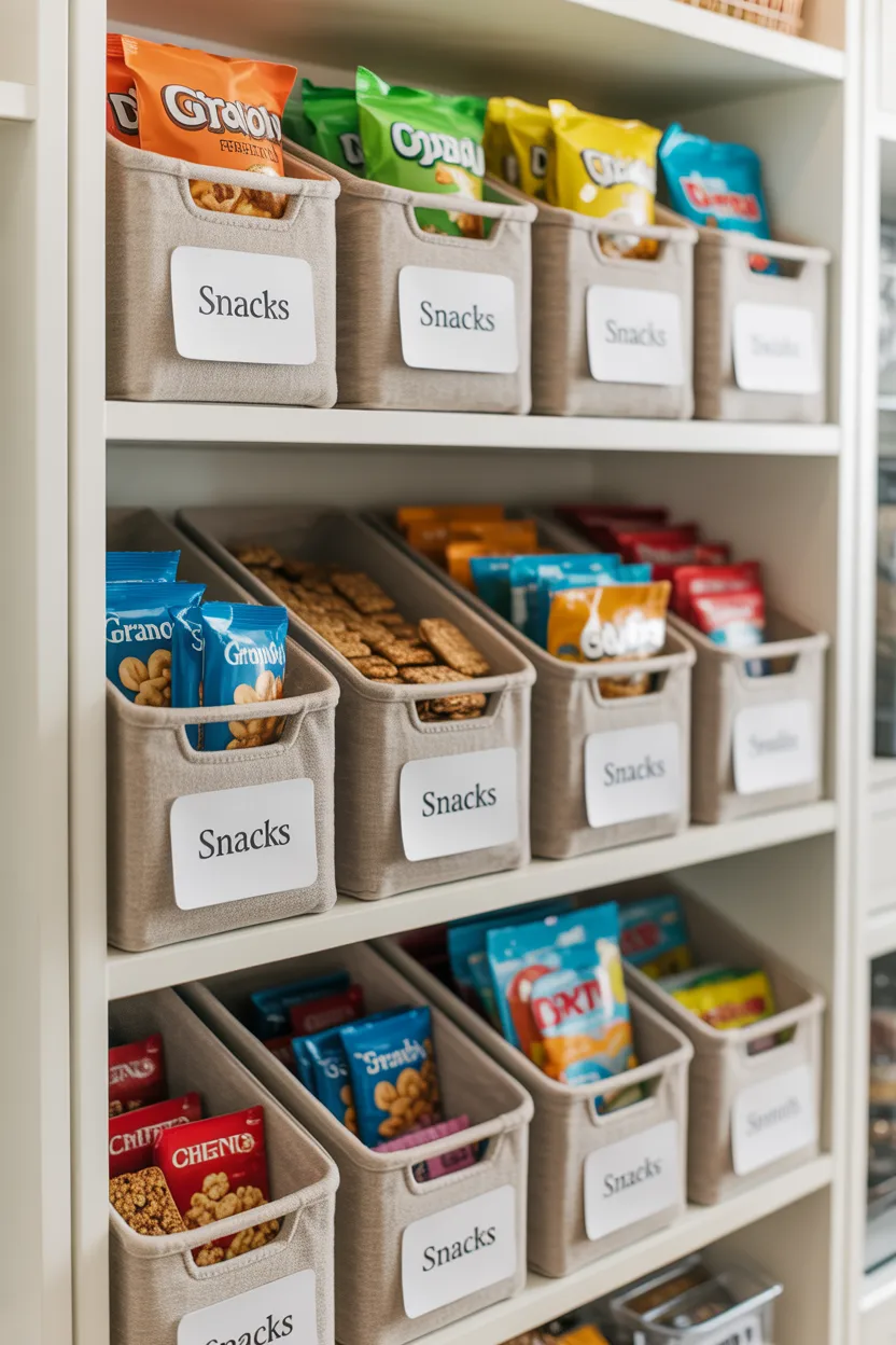 Dedicated Snack Stations for Easy Grab-and-Go Use