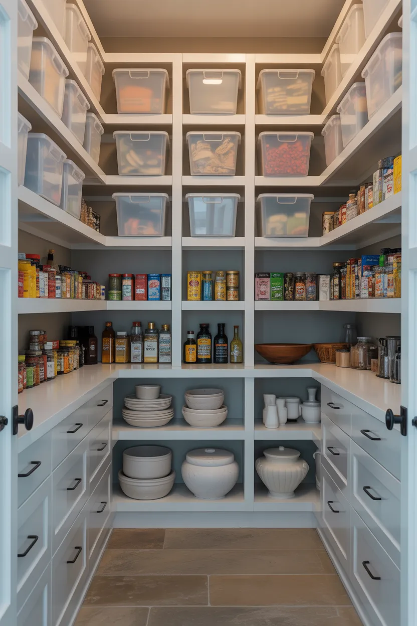 Floor-to-Ceiling Shelving That Uses Every Inch