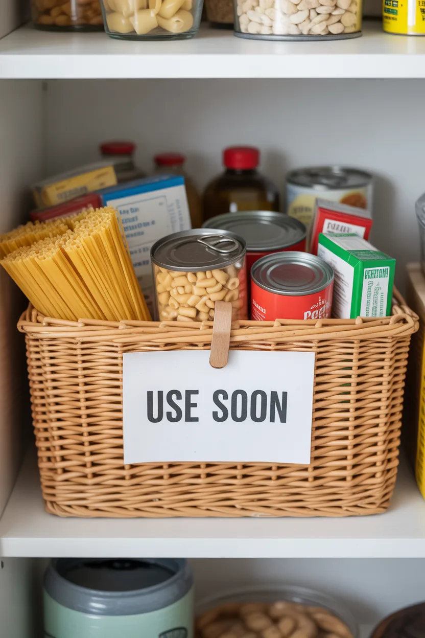 Keep a Small “Use Soon” Basket