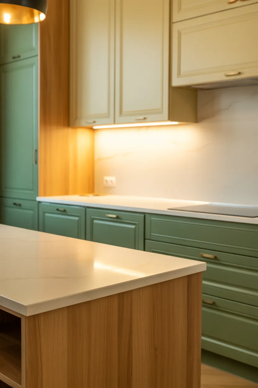 Mixed Cabinet Colors