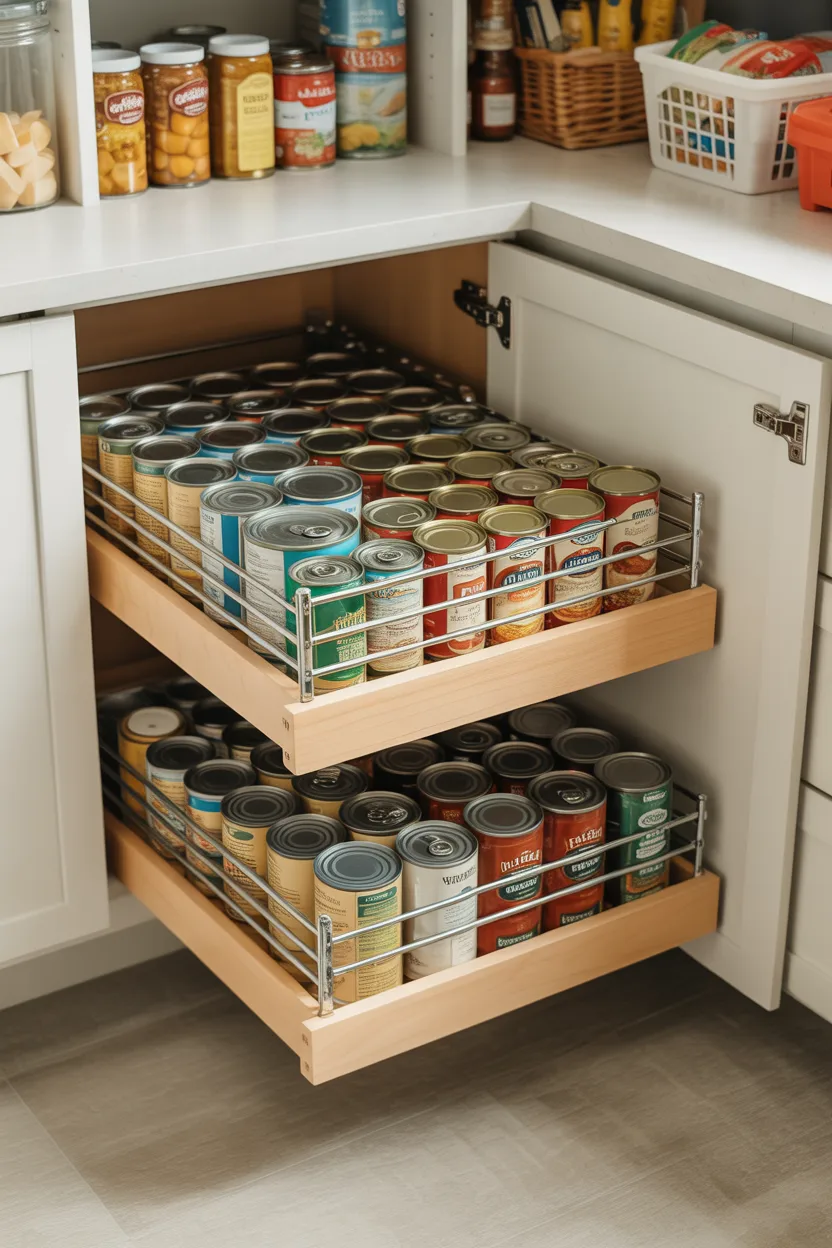 Pull-Out Shelves for Better Access
