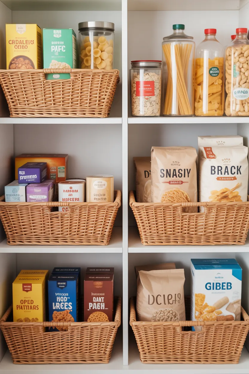 Separate Opened Foods from Unopened Foods