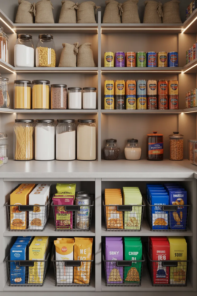 Sort Pantry Foods by Shelf Life