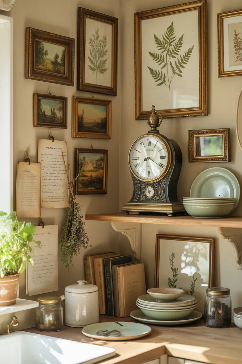 Style with Old Artwork and Wall Decor