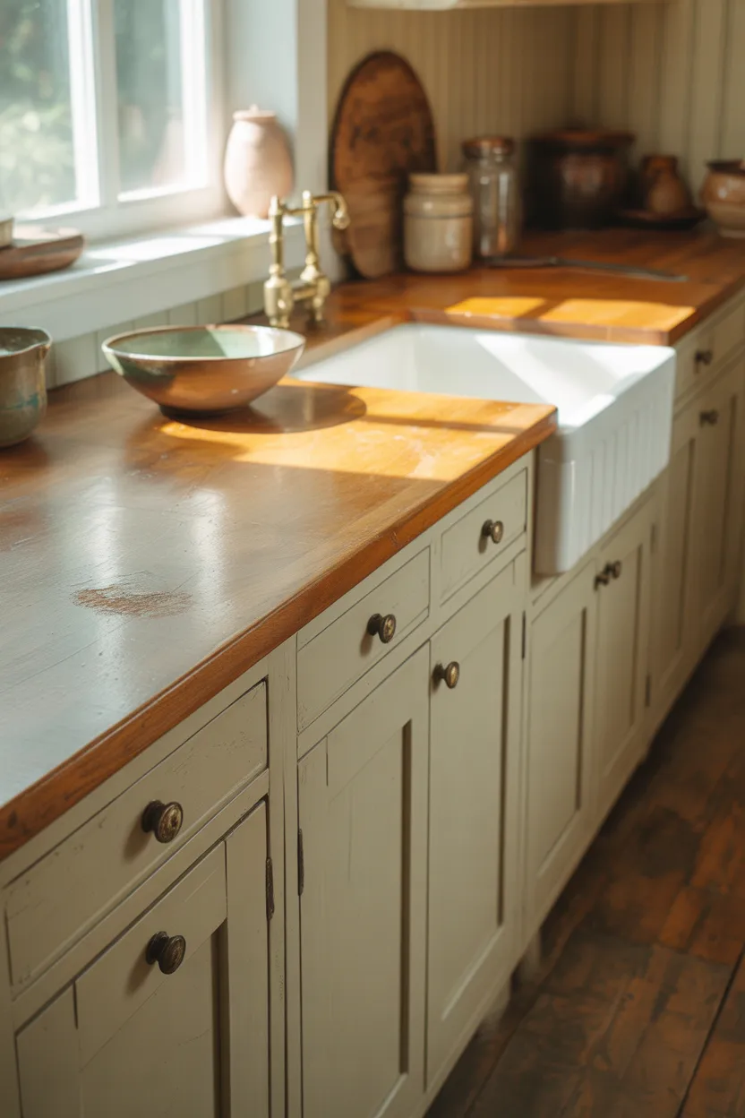 Try Cream Cabinets Instead of Bright White