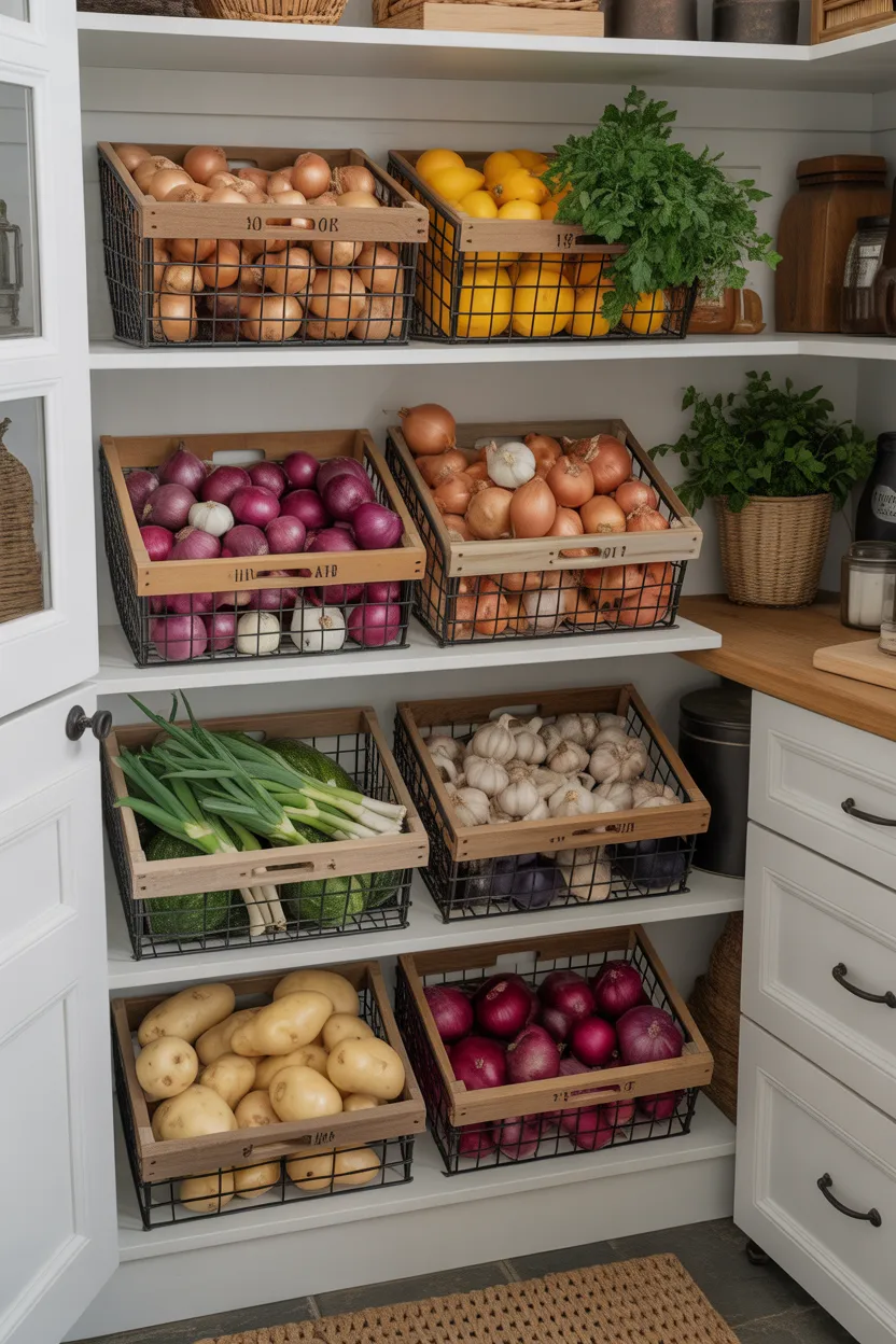 Use Crates for Produce Storage