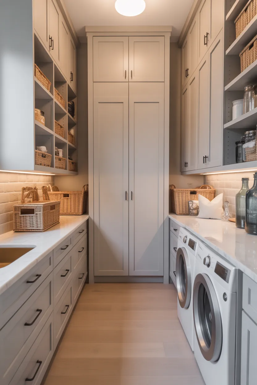 Use Floor to Ceiling Cabinets