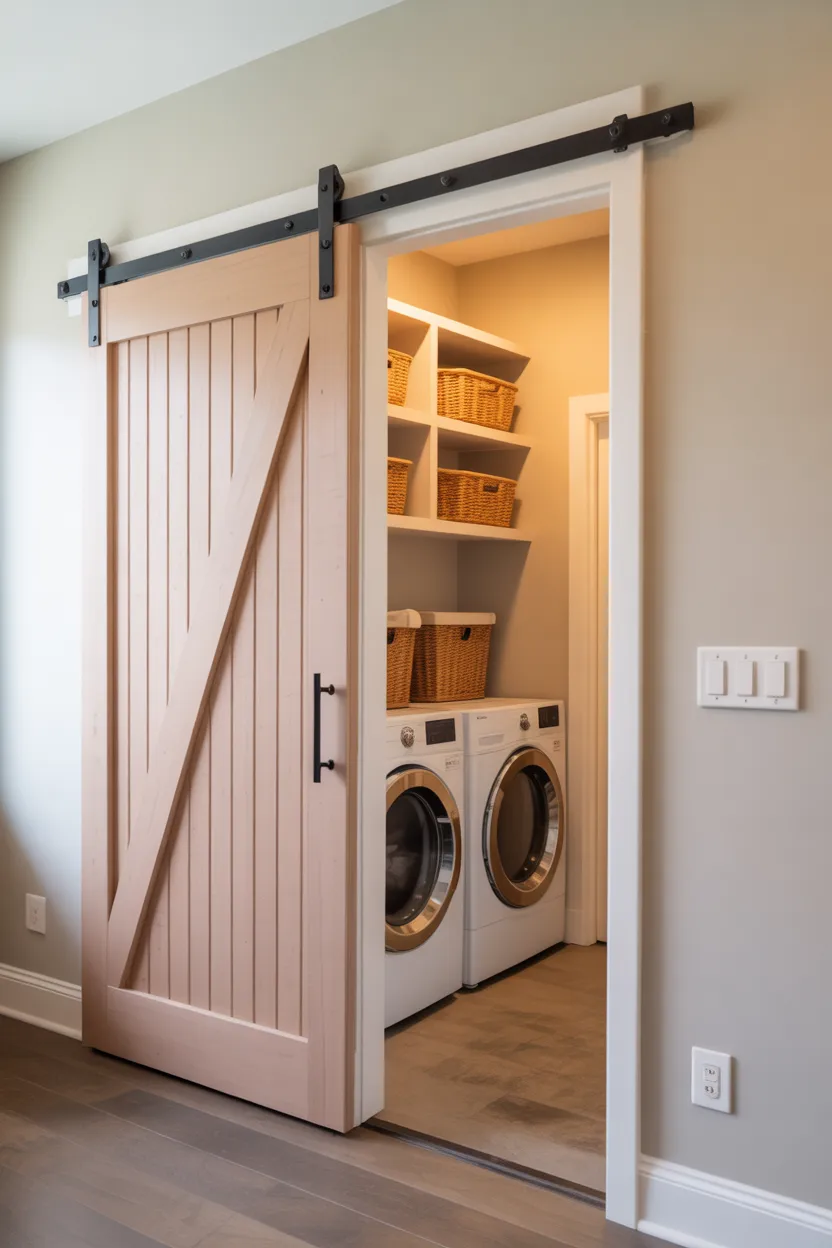 Use a Sliding Barn Door for Style and Function