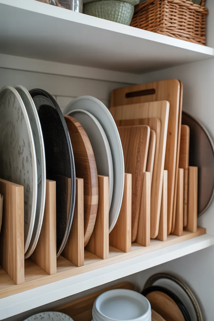 Vertical Dividers for Trays and Cutting Boards