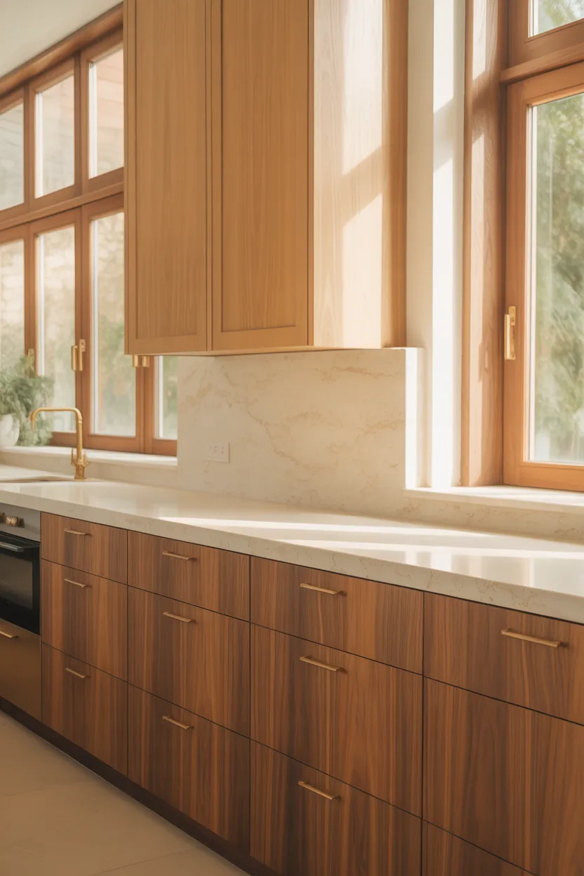 Warm Wood Cabinetry