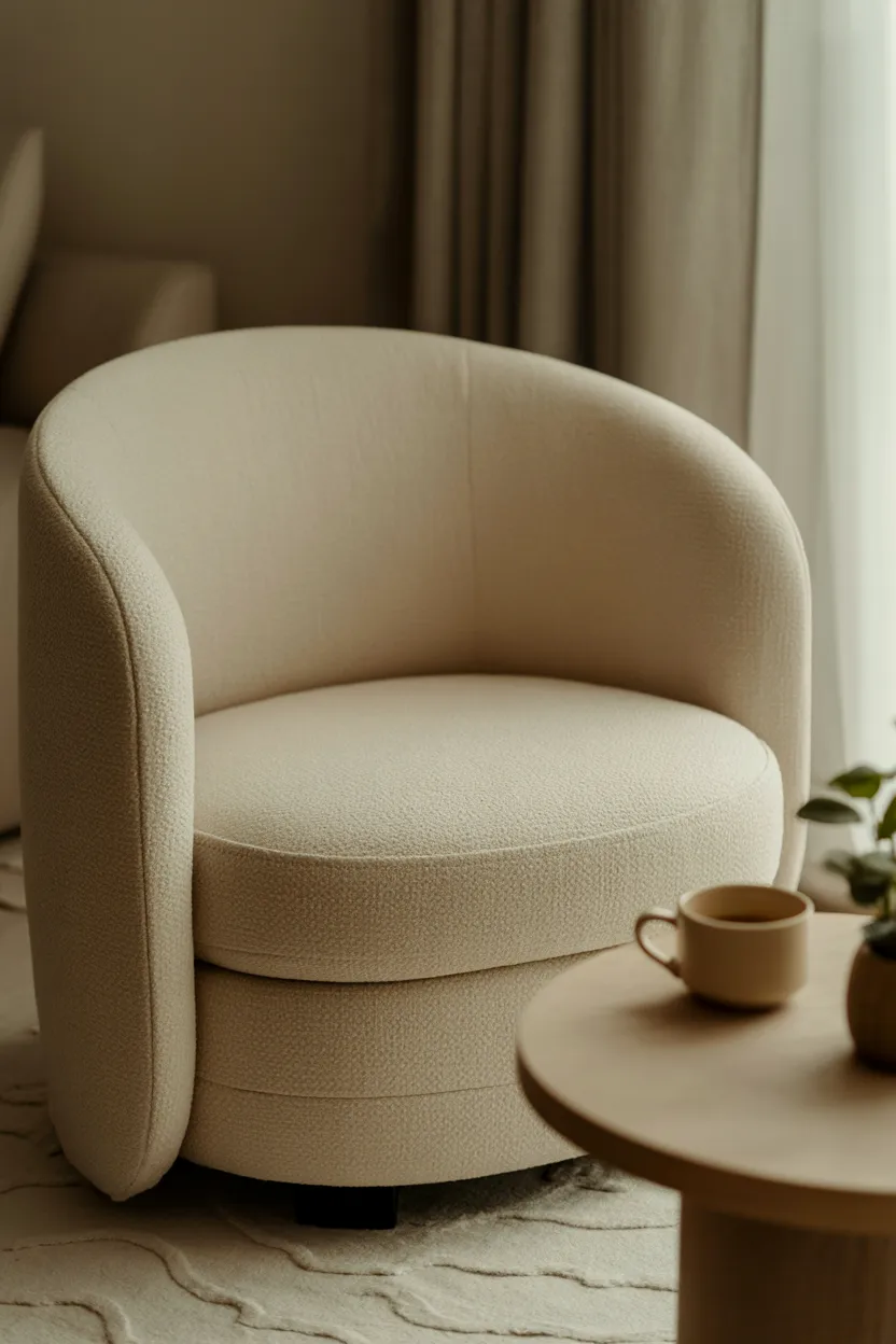 Curved Accent Chairs