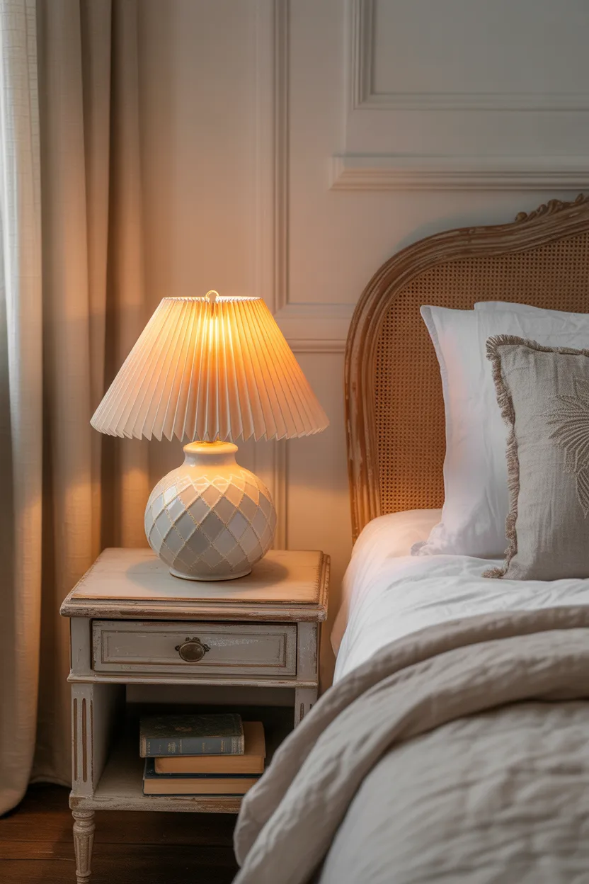 Lamps with Pleated Shades