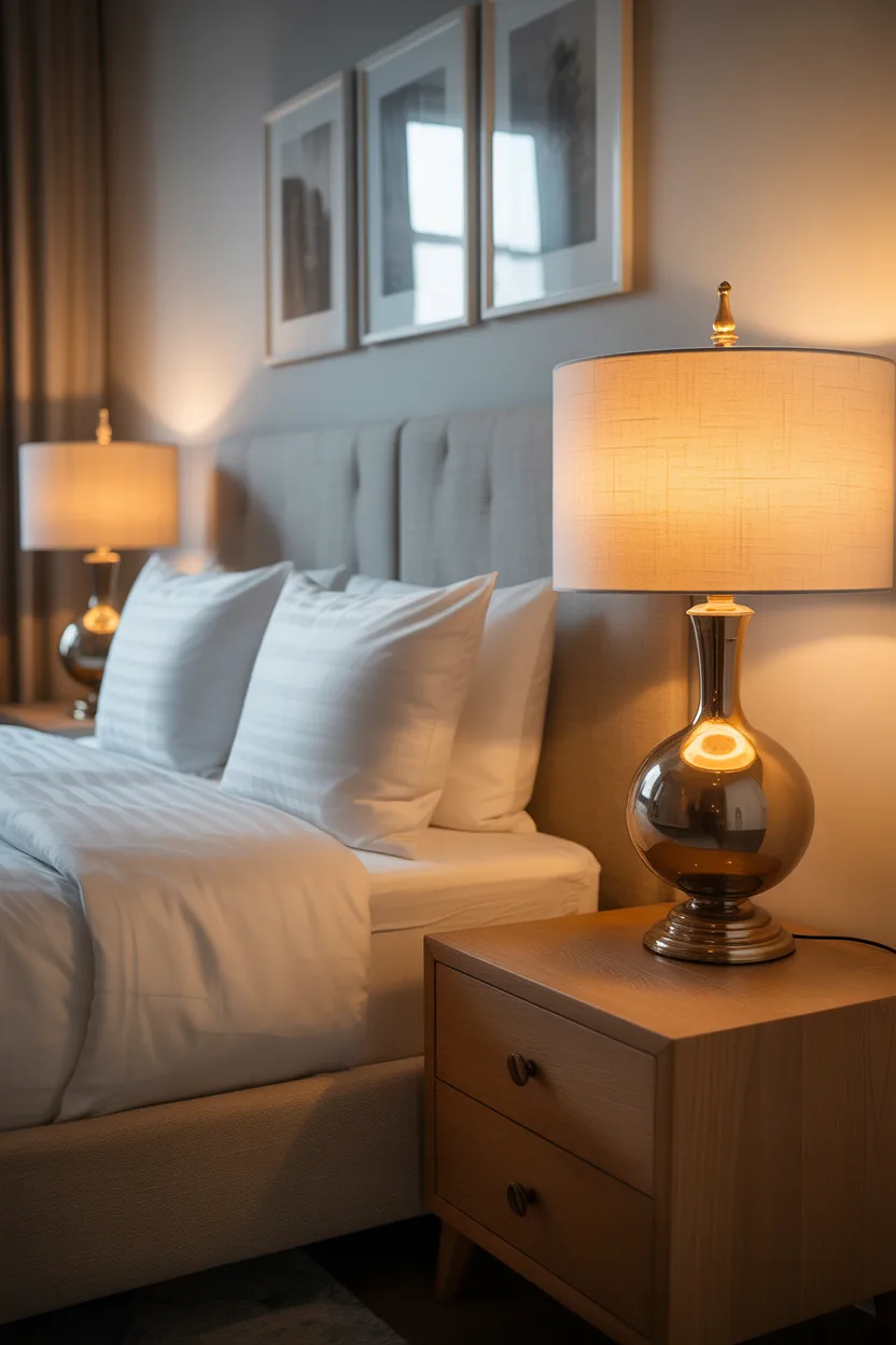 Matching Lamp Pairs for a Balanced Bedroom