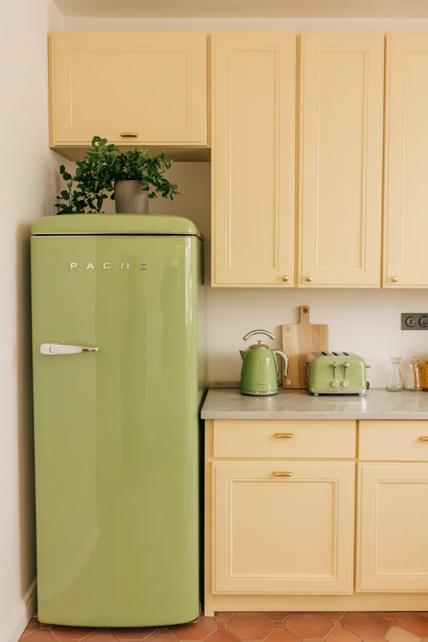 Matte Green Appliances