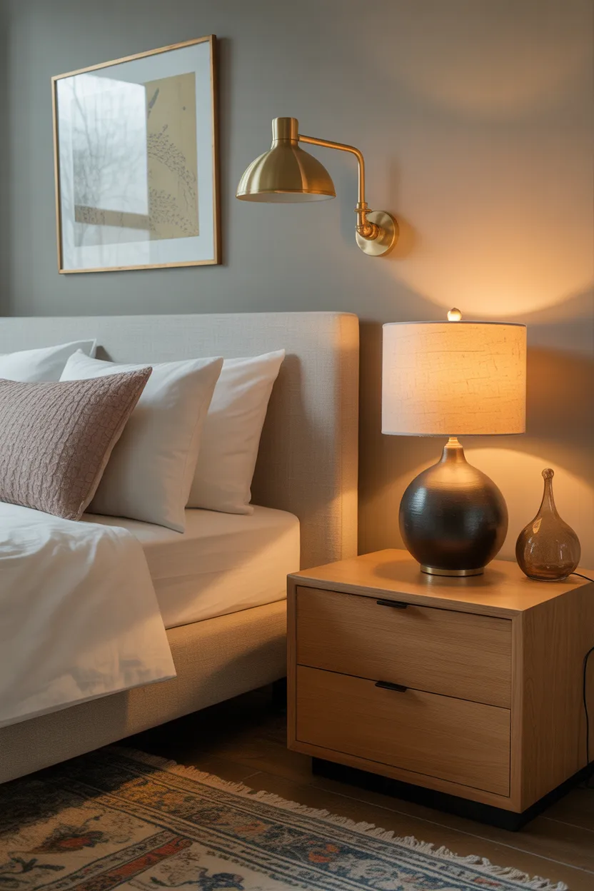 Mismatched Lamps with a Shared Detail