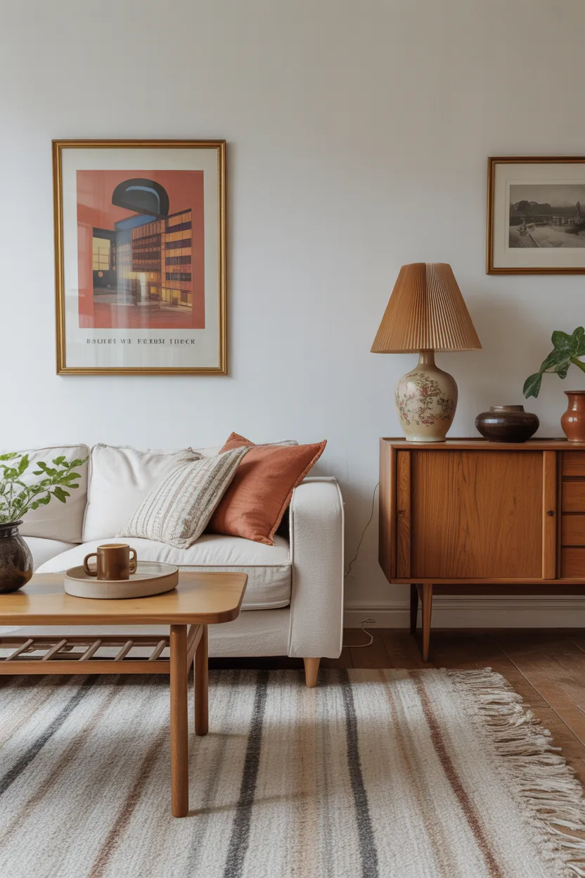 Mix Vintage Pieces With New Furniture