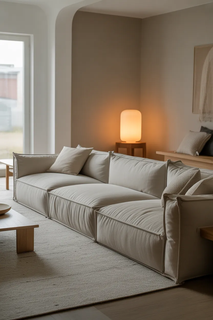 Pick a Deep, Low-Slung Sofa