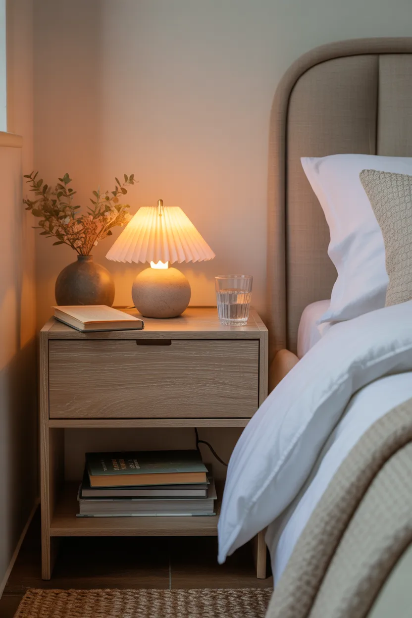 Tiny Lamps for Small Nightstands