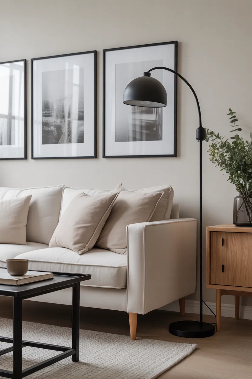 Try Black Accents for Contrast