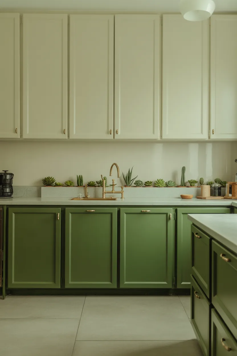 Two-Toned Green — Sage and Forest Together