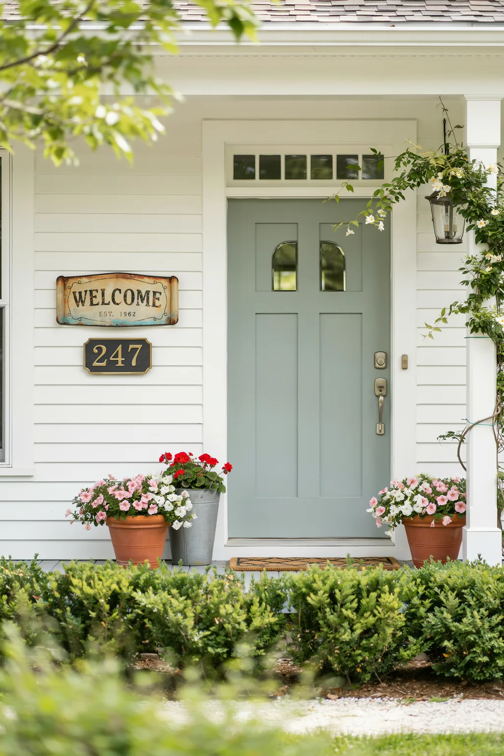 Hang a Vintage Sign or Custom Door Number