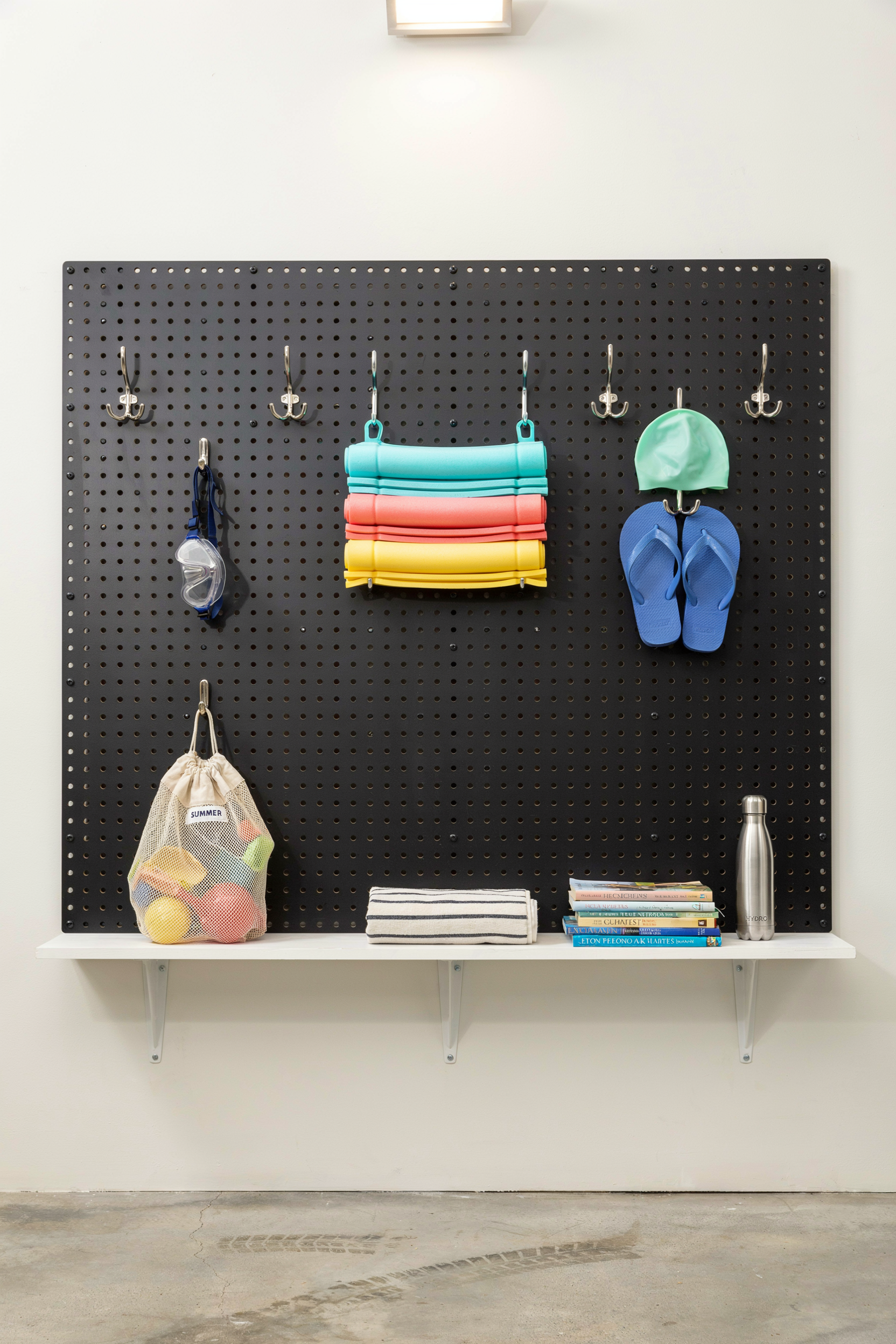 A Pegboard Panel in the Garage