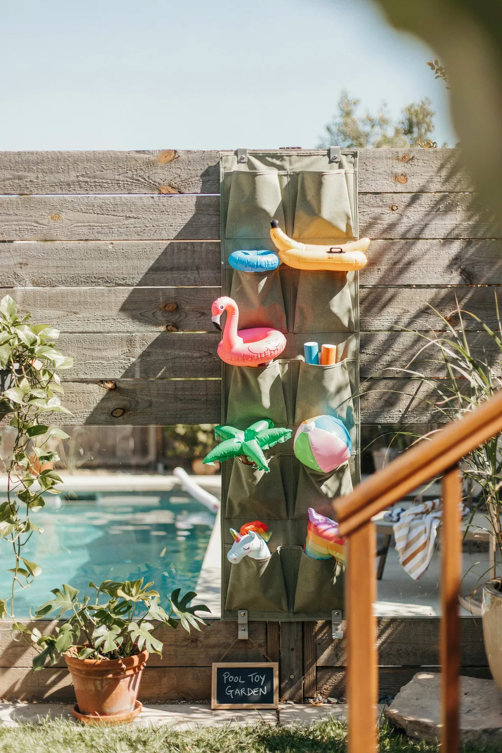 A Vertical Garden Planter Repurposed for Floats