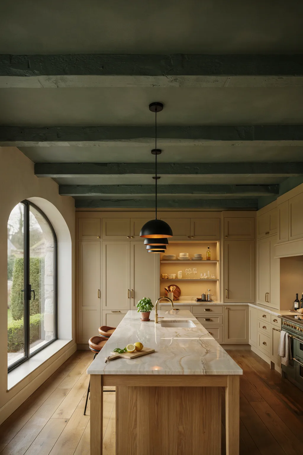 Add a Bold Ceiling Treatment