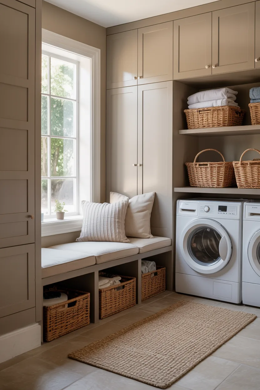 Add a Small Bench or Seating Area