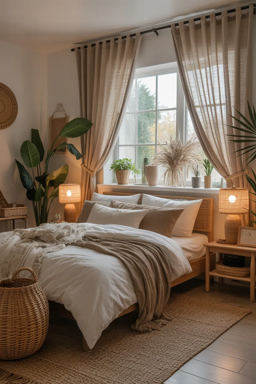 Boho Woven Textured Neutrals