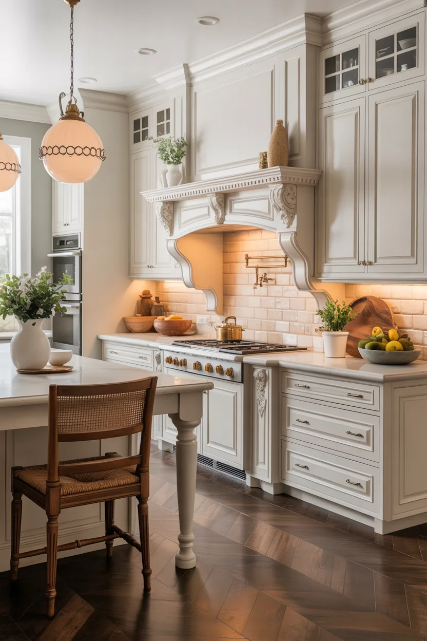 Cabinet Crown Molding and Trim Details
