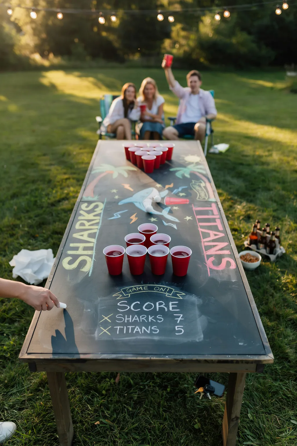 Chalkboard Surface Table