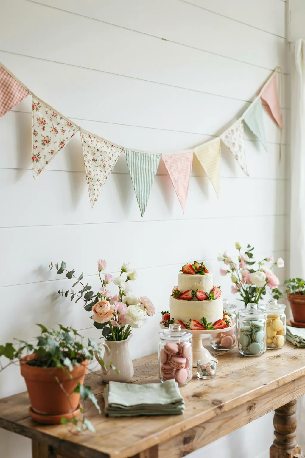 Classic Fabric Triangle Bunting