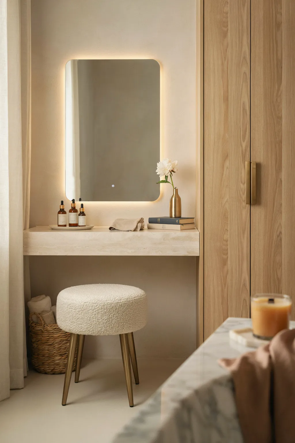Create a Dedicated Vanity Area