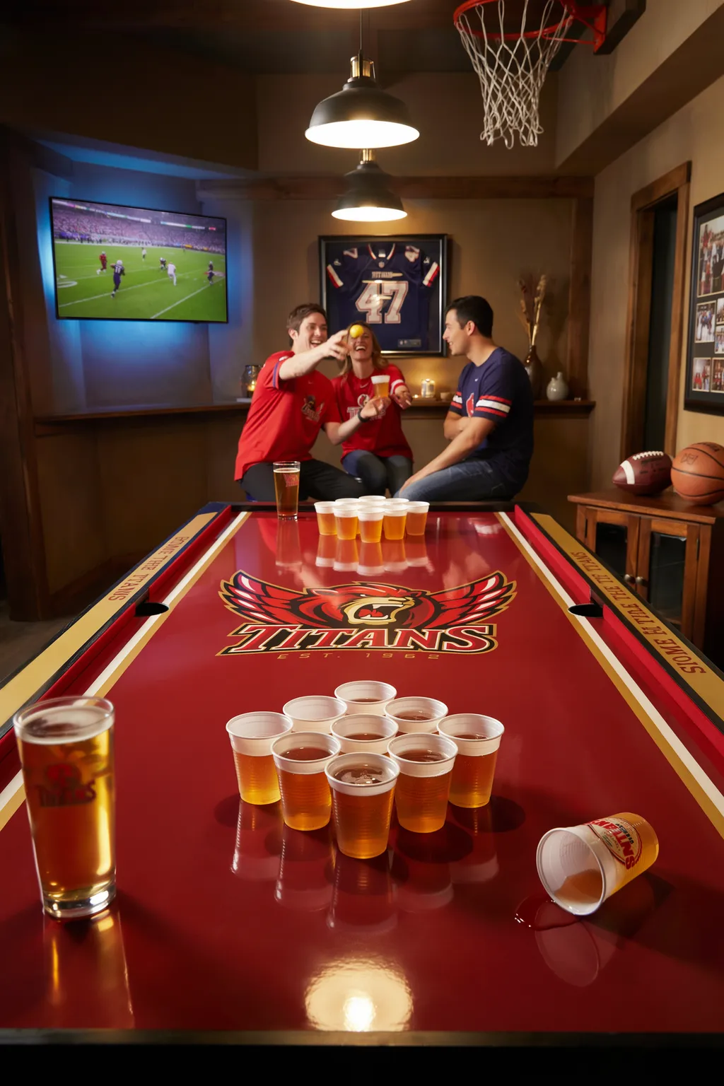 Custom Team Logo Table