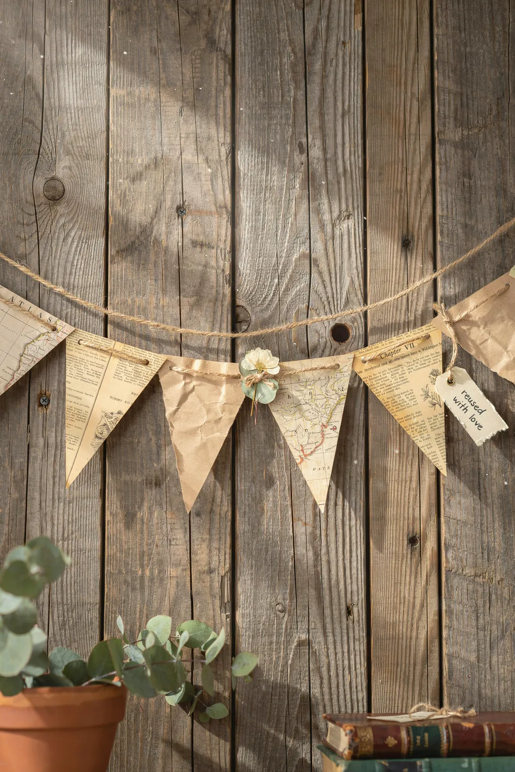 Eco-Friendly Bunting from Recycled Materials