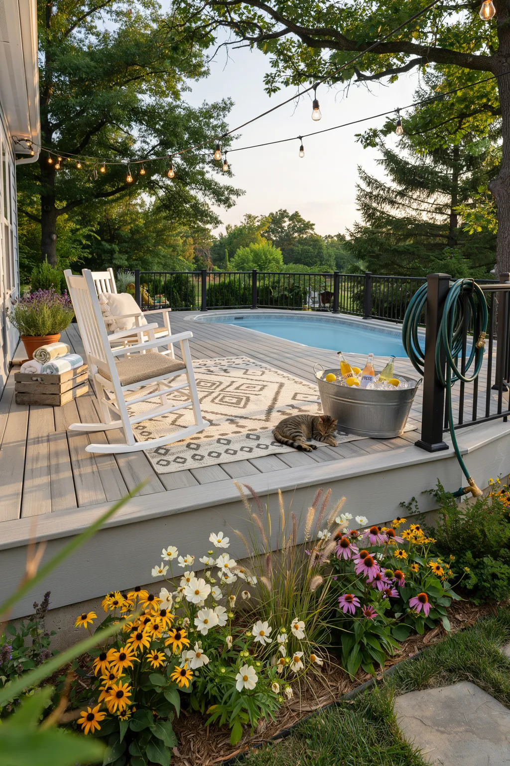 Farmhouse Style Deck