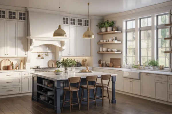 Farmhouse White Kitchen Cabinets Ideas 2026