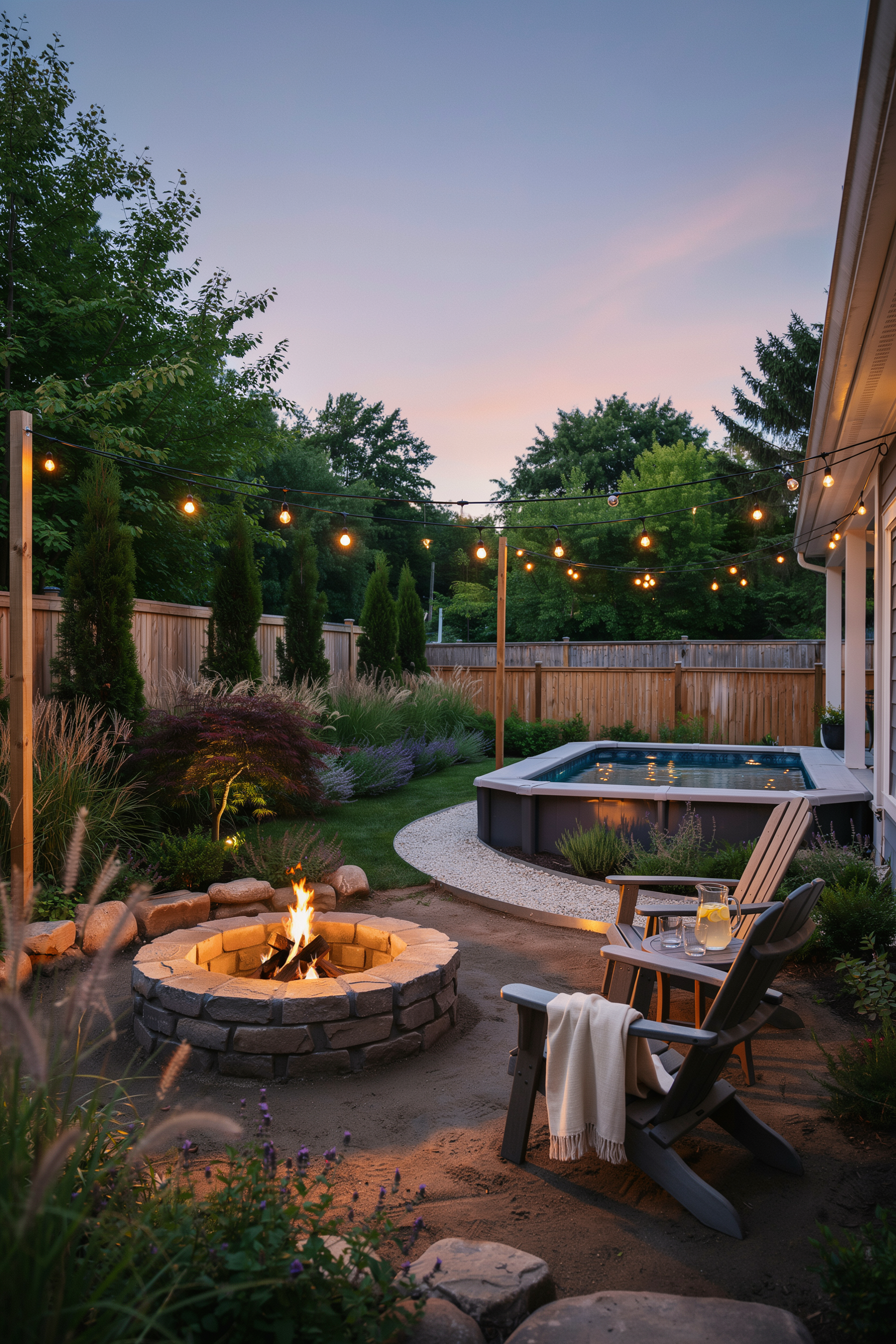 Fire Pit Adjacent Deck