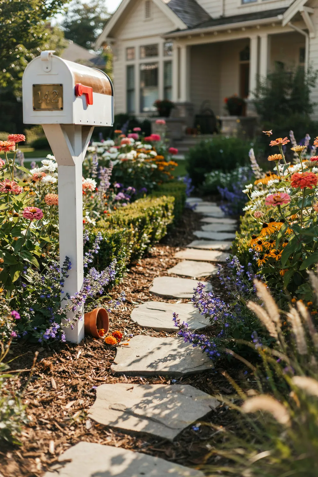 Flagstone Path to the Mailbox
