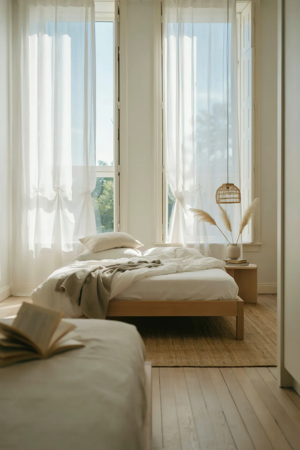 Hang Sheer Curtains Instead of Heavy Drapes