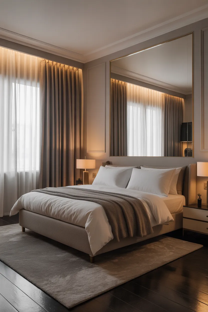 Hotel Style Built In Valances