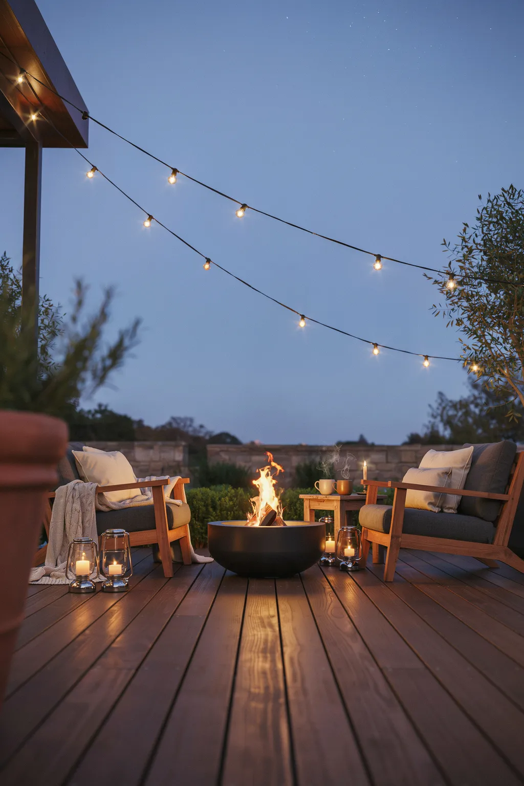 Incorporate a Fire Pit or Fire Bowl