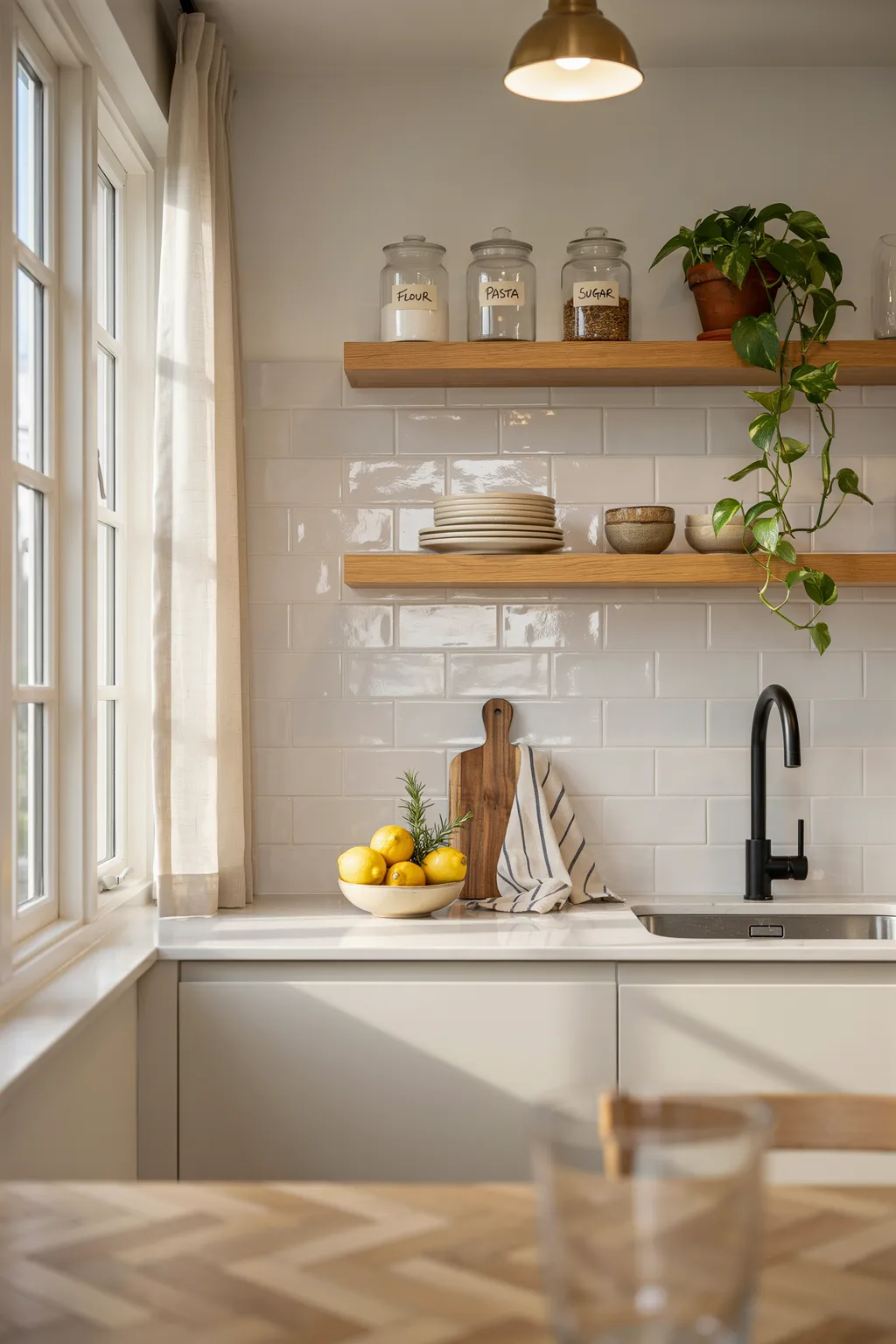 Install a Simple Peel-and-Stick Tile Backsplash