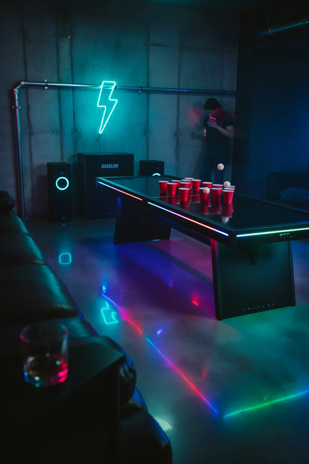 LED Light Strip Table