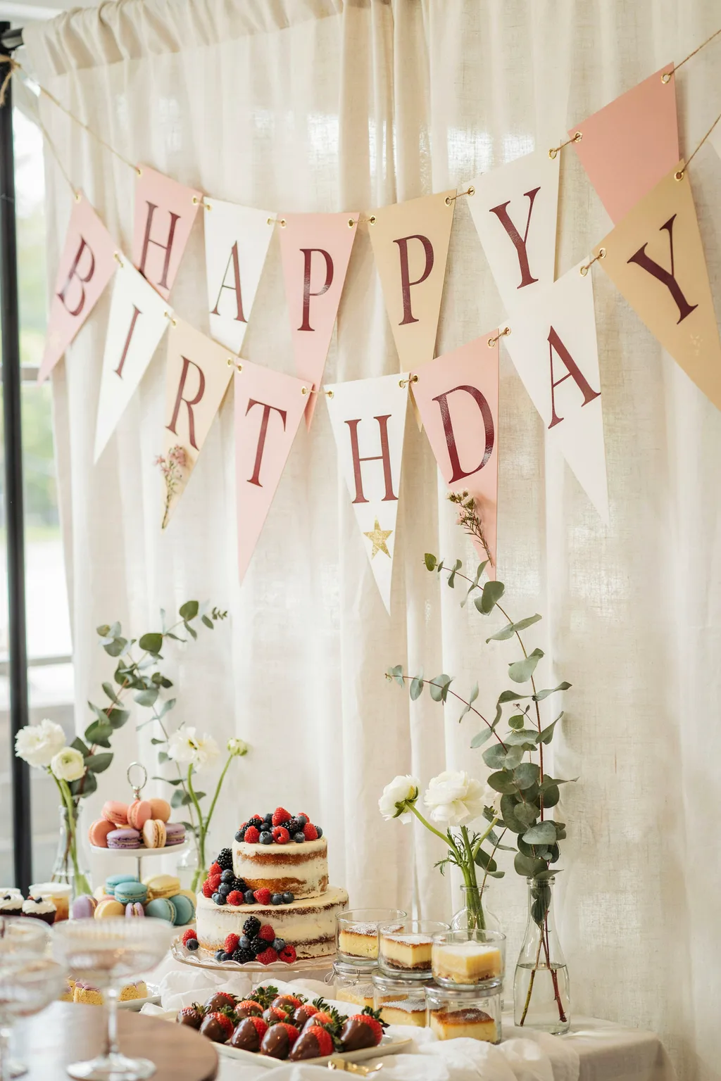 Letter Bunting to Spell Out a Message